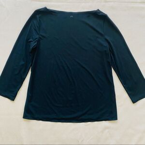 Emerson Rose Womens Top Longsleeve Boat Neck Black Lounge Casual Comfort Medium